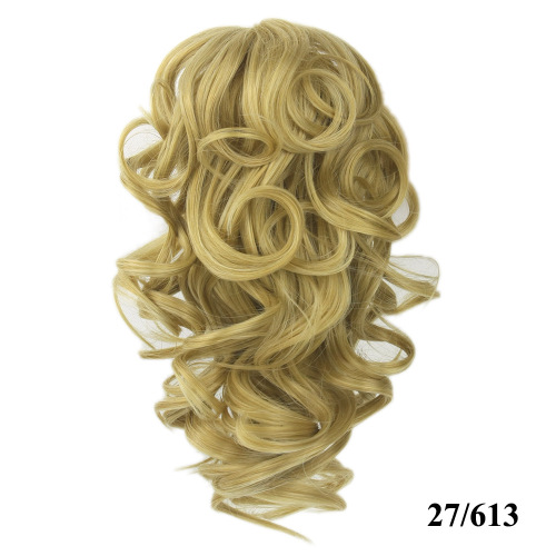 Multiple colors available, gripper ponytail, curly ponytail, European and American style hair extensions, wig manufacturer wholesale