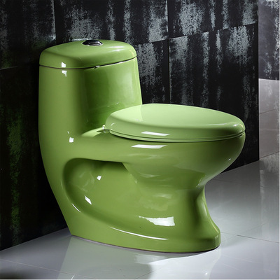 Lisa colour closestool Washdown caliber pedestal pan hotel engineering bathroom Ware wholesale green