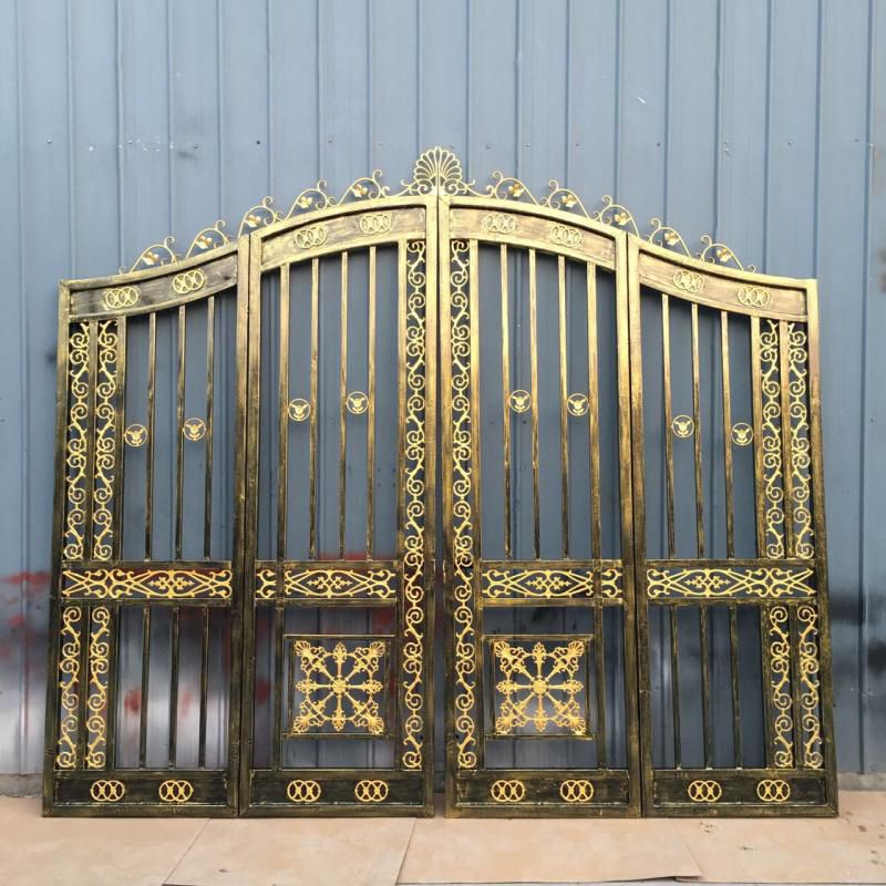 本厂供应铁艺围栏小区庭院铸铁护栏 别墅花园铁艺栏杆 铁艺大门