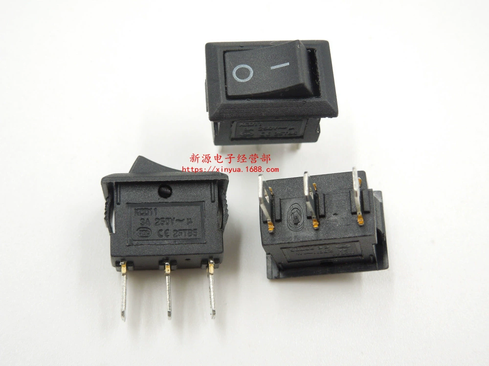 KCD11-3P 250VAC/3A ship type switch-shaped switch 8*13.5 kcd11-101 3 pin 2 gear