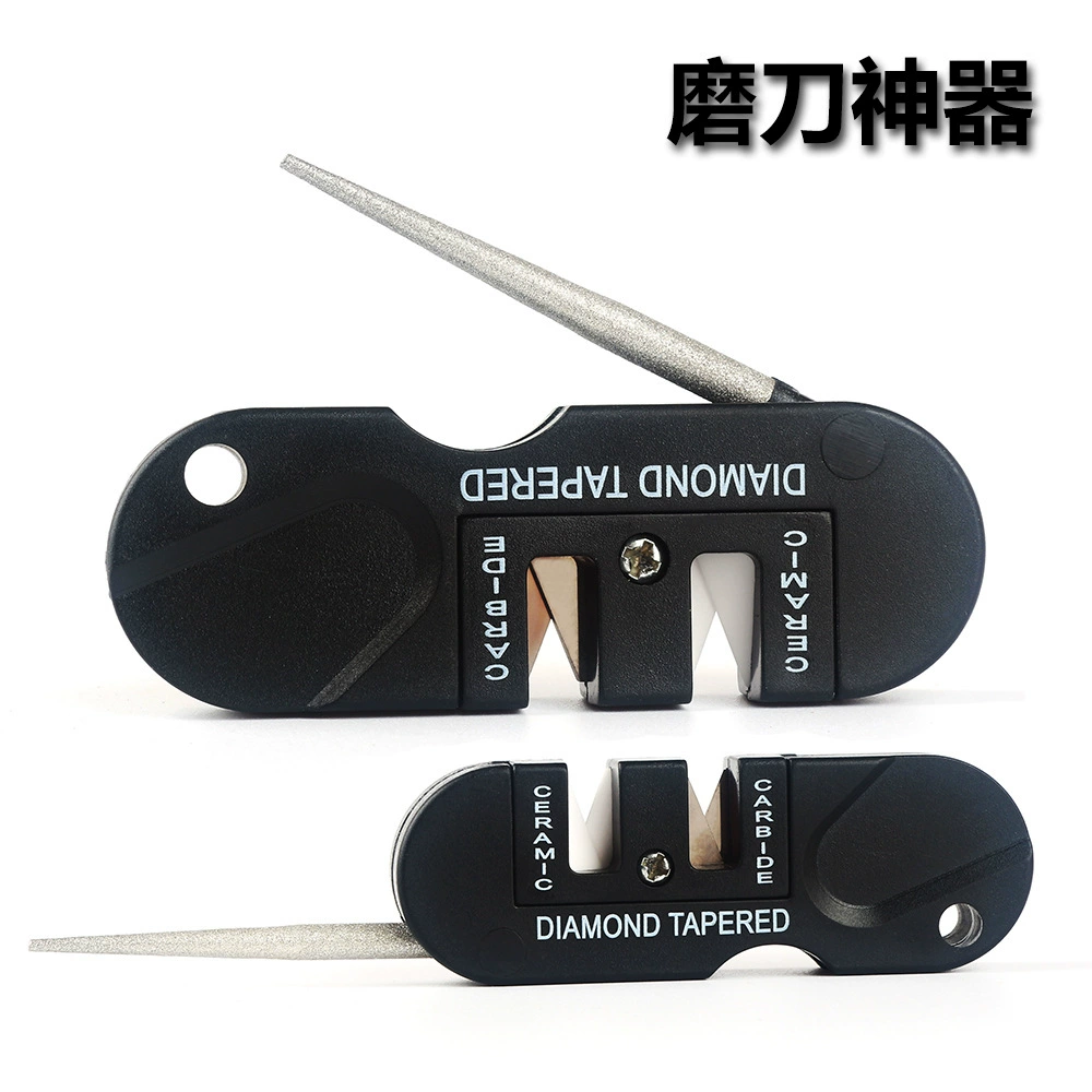 EDC's new home grinding knife stone multi -function outdoor portable multi -function tungsten steel grinding knife stick stick