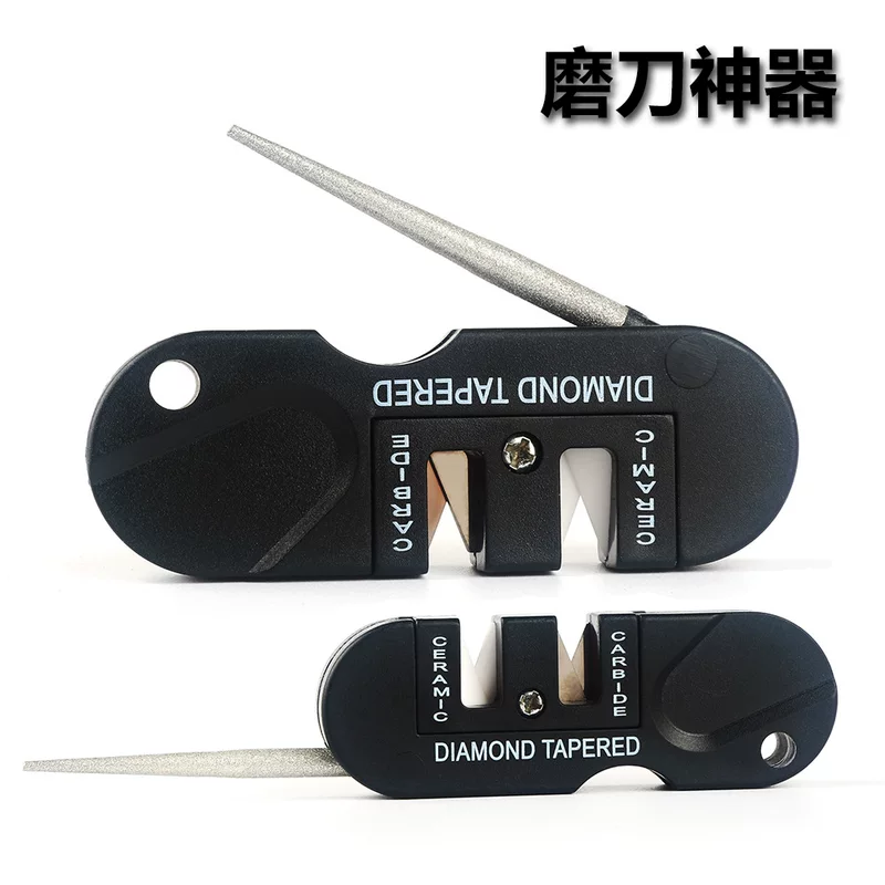 EDC's new home grinding knife stone multi -function outdoor portable multi -function tungsten steel grinding knife stick stick