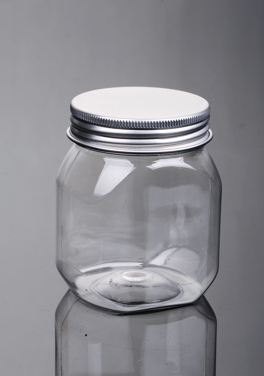 200ml扁形透明pet瓶 250g蜂蜜瓶 果酱瓶 奶酪瓶 铝盖（LG015）