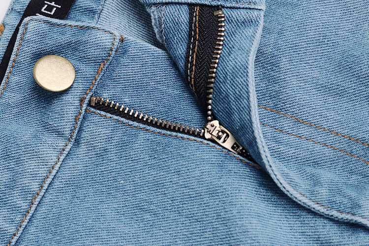 中国直邮 春秋新款明星同款修身牛仔外套长裤休闲时尚穿搭 外套 S