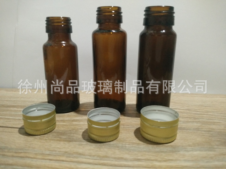 源头厂家供应20，30ML棕色口服液瓶药用糖浆瓶含盖一手货源批发