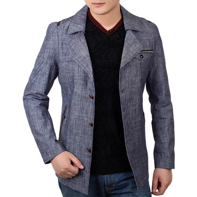 壹件代發春季新款男士修身小西服男韓版休閑外套青年單西男裝上衣