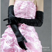 批发婚纱手套 nobody演出歌手专用舞蹈舞台表演长款加长长手套女