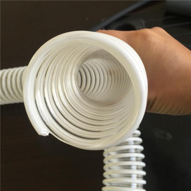 塑筋耐磨损吸尘软管 灰色排污水塑筋聚醚puj输送管