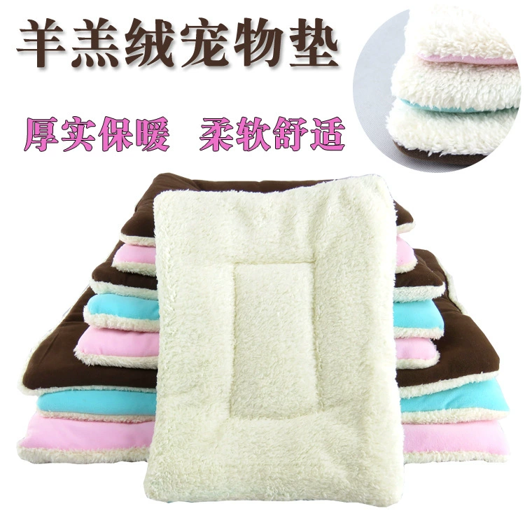 Овцы питомник котенок Four Seasons Универсальный Коврик для кошек гнездо для домашних животных осень-зима хлопковый коврик плюшевый мишка коврик для собак