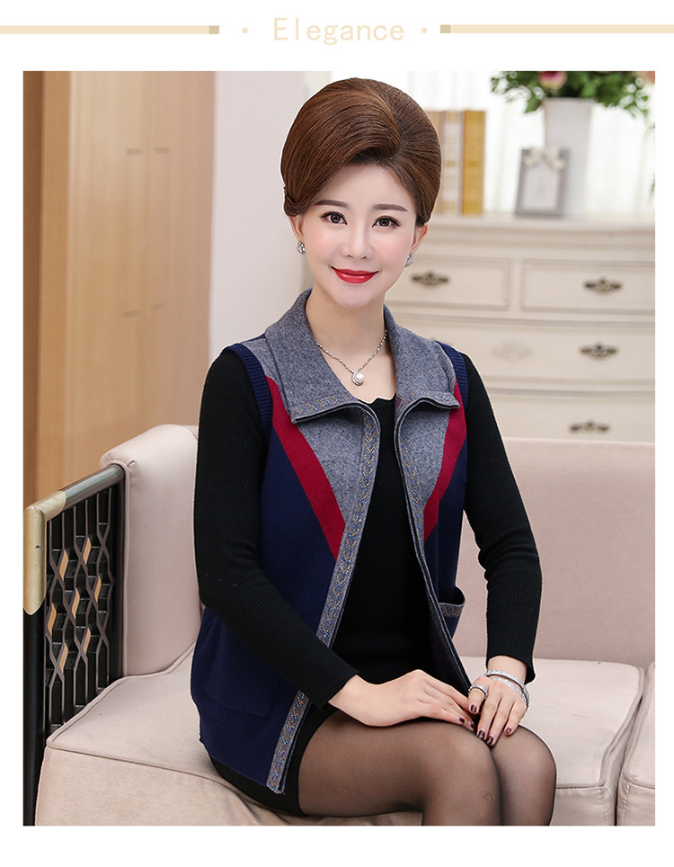 Gilet femme en Mélange de cachemire - Ref 3318191 Image 25