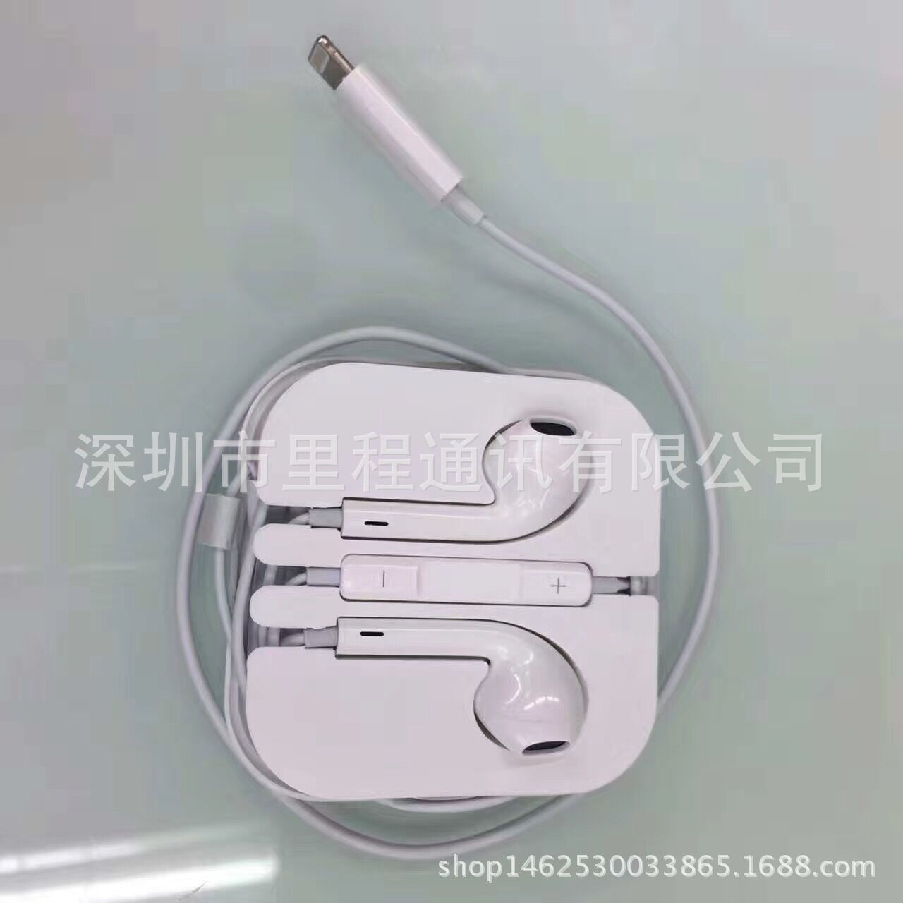 適用於iphone7/8/X手機斑馬原裝耳機 線控帶麥重低音耳機 入耳式