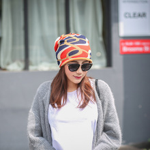 2021秋冬跨境新款女生韓版潮流針織帽棉質月子帽個性冬季保暖帽子