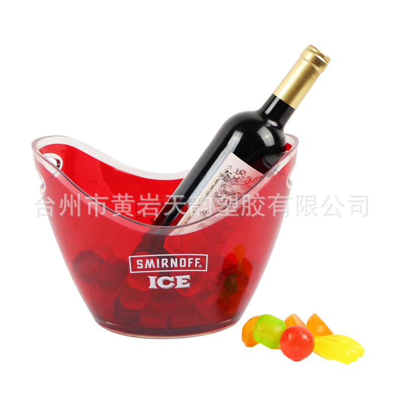 工厂加工定制酒吧 家用外贸现货加厚方形手提冰块桶 1.7L小冰块桶详情38