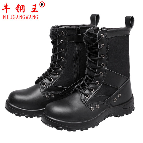 Winter Waterproof Steel Toe and Puncture-Resistant Safety Boots for Construction Sites, Men's Heavy-Duty Safety Protection Shoes