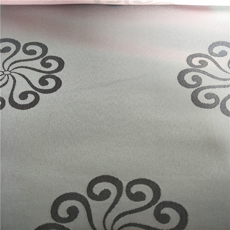 厂家直销酒店桌布台布餐厅椅套面料，色织提花涤纶提花布料