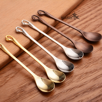 创意天鹅勺 咖啡勺 甜品台装饰勺 蛋糕勺 天鹅座配勺|ms