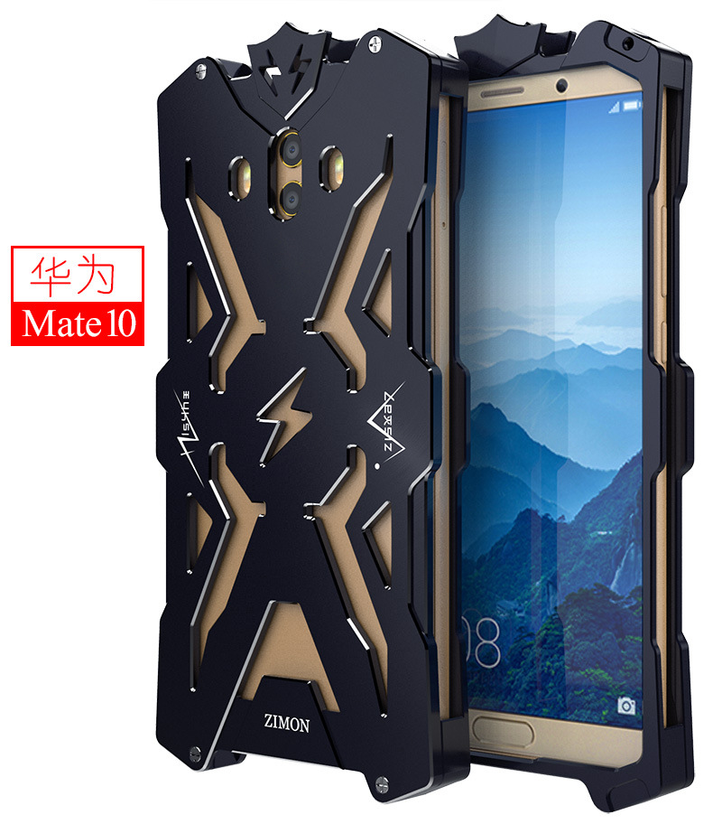 SIMON THOR Aviation Aluminum Alloy Shockproof Armor Metal Case Cover for Huawei Mate 10