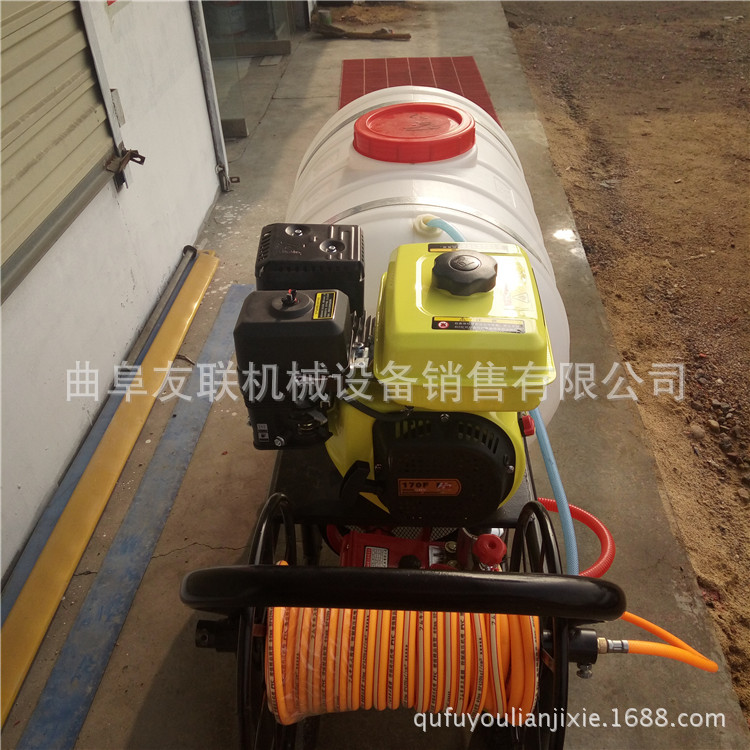 果园茶园手推打药机 高压打药机杀虫防疫 苗圃拉管式打药机61