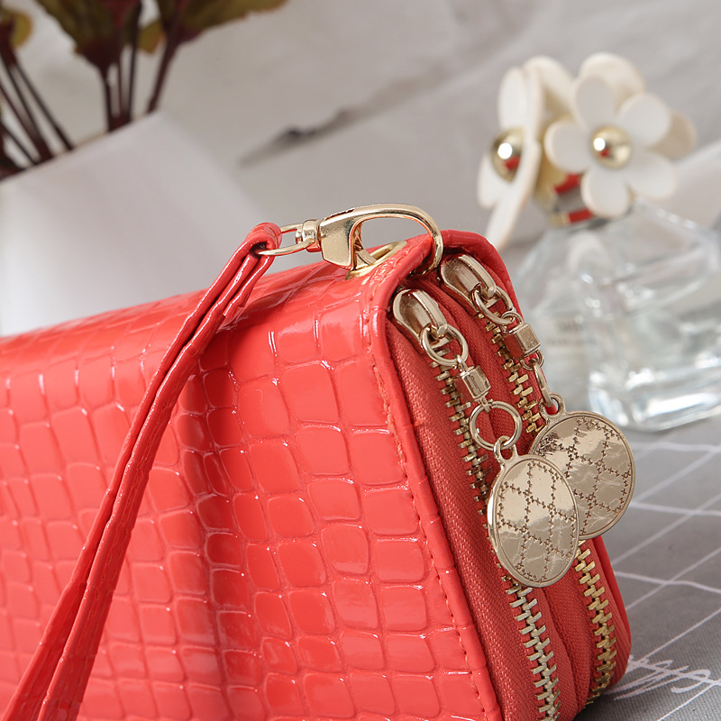 Women's Solid Color Pu Leather Side Zipper Wallets display picture 7