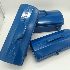 Portable Steel Tool Box, Metal Single Layer Thickened Tool Box 350410 Storage Box, Household Repair Tool Box