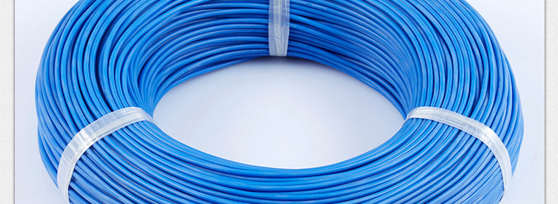 Alambre de silicona extra suave 17AWG Azul