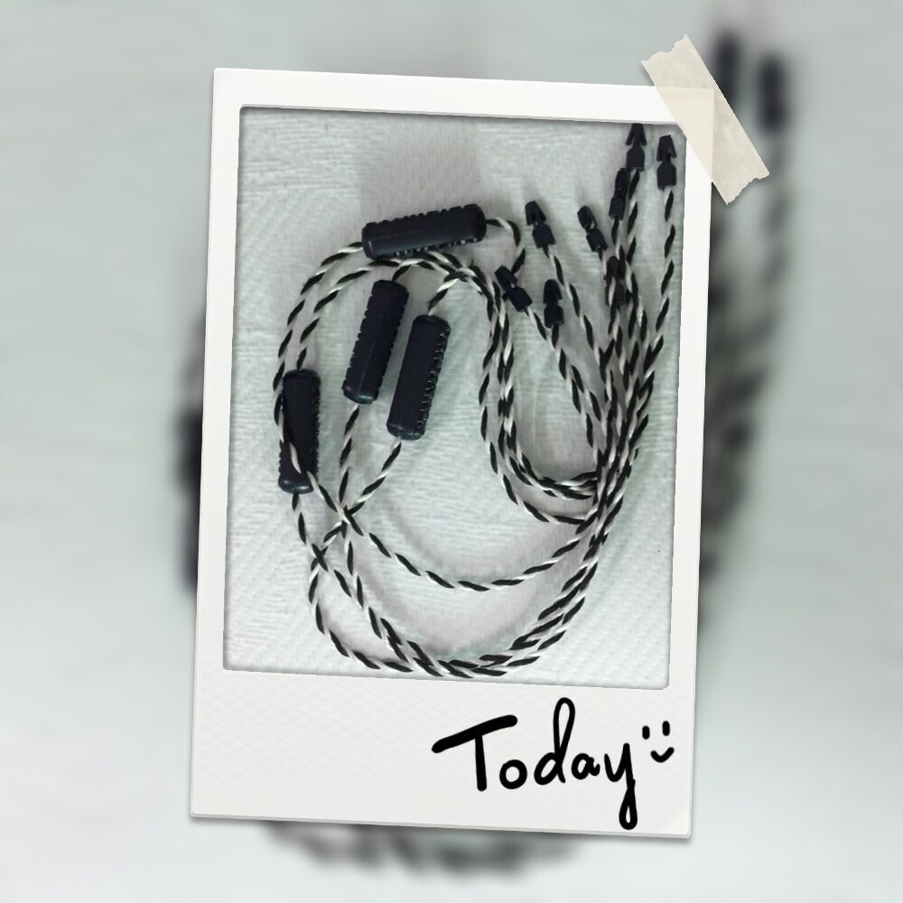 厂家直销服装吊粒 皮具吊绳 通用吊线 吊牌绳子 吊粒厂