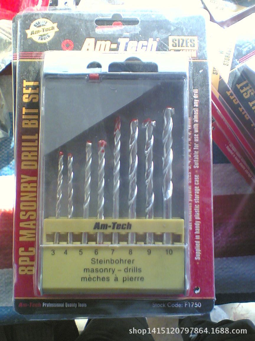 8件套强力建工钻/8PC建工钻头/8件套镀锌建工钻头