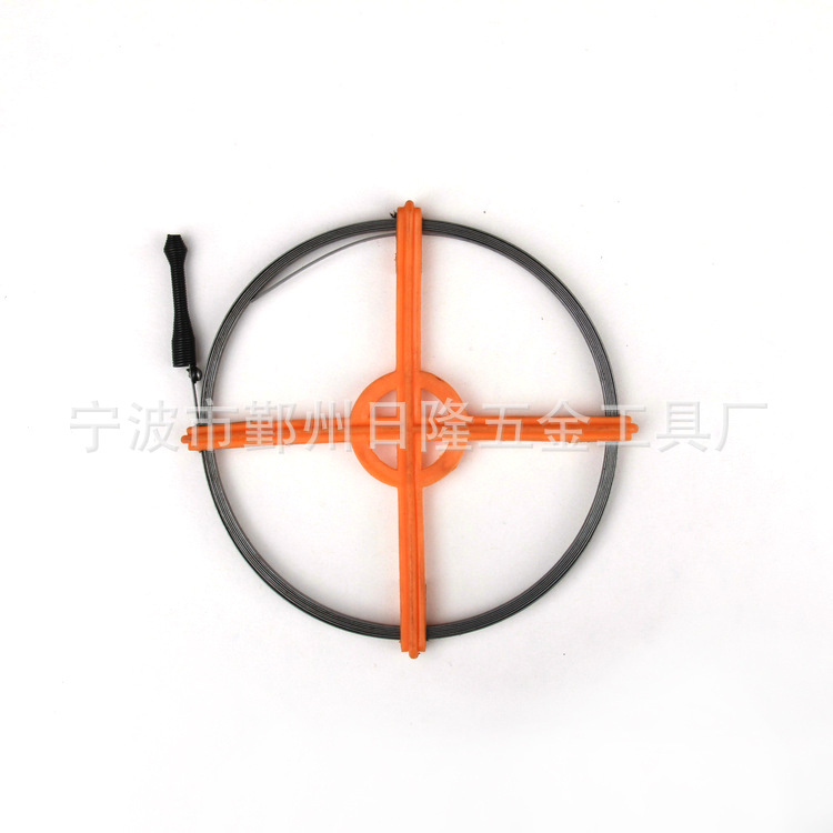 厂家销售管道通下水道疏通神器3.6米疏通扁铁疏通器实心放线