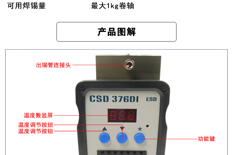 CSD376D全自动出锡送锡机 