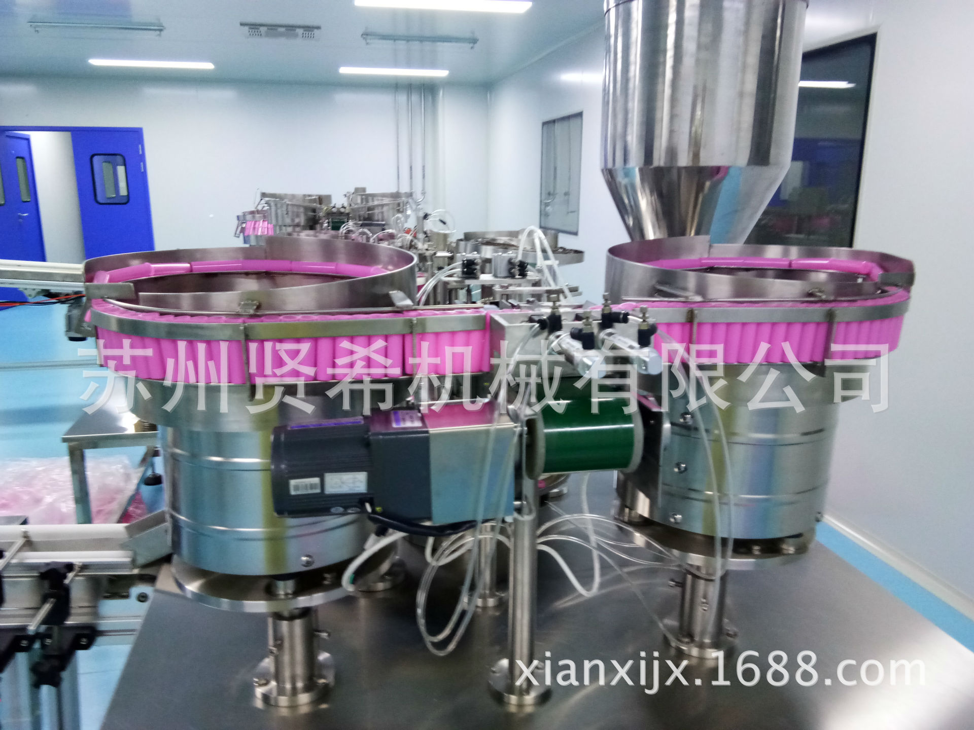 贤希机械全自动妇科凝胶灌装机 助推给药器灌装压盖一体机