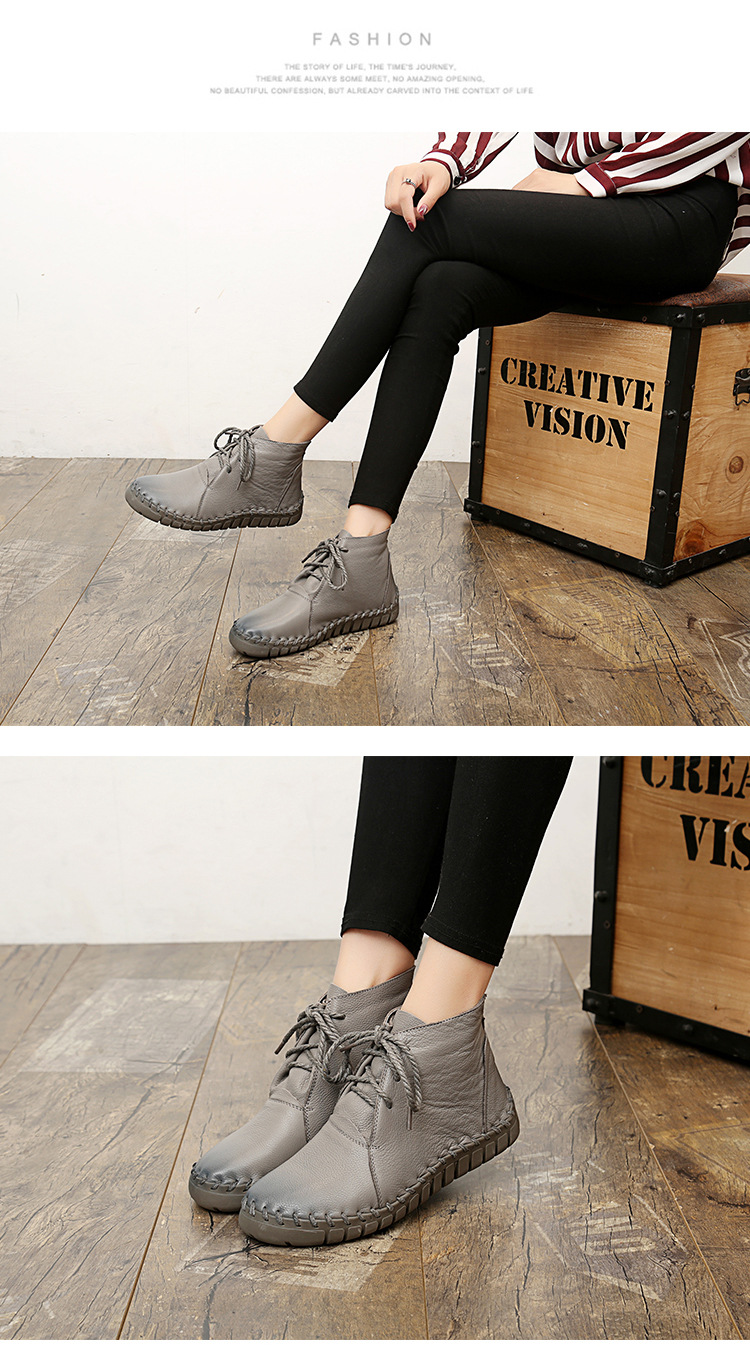 Bottes femme INFOHOMME en En cuir - Ref 3355276 Image 31