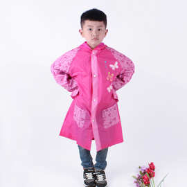 小女孩雨衣 儿童户外防水防雨雨披小学生可爱蝴蝶小爱心卡通雨衣