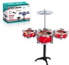 Realistic toy, music drums, musical instruments, simulation modeling for children