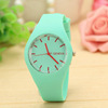 Silica gel fashionable quartz silicone watch