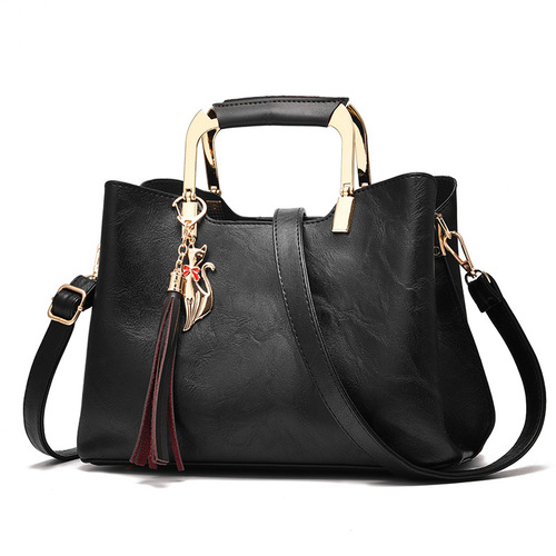 Women's handbag  new European and American fashion women's bag retro shoulder crossbody bag middle-aged mother bag dropshipping