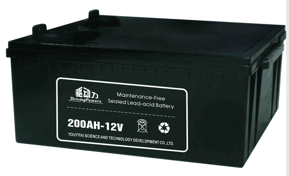 宇泰蓄电池6FM-200AH 12V200AH蓄电池 太阳能储能系统草坪灯电池