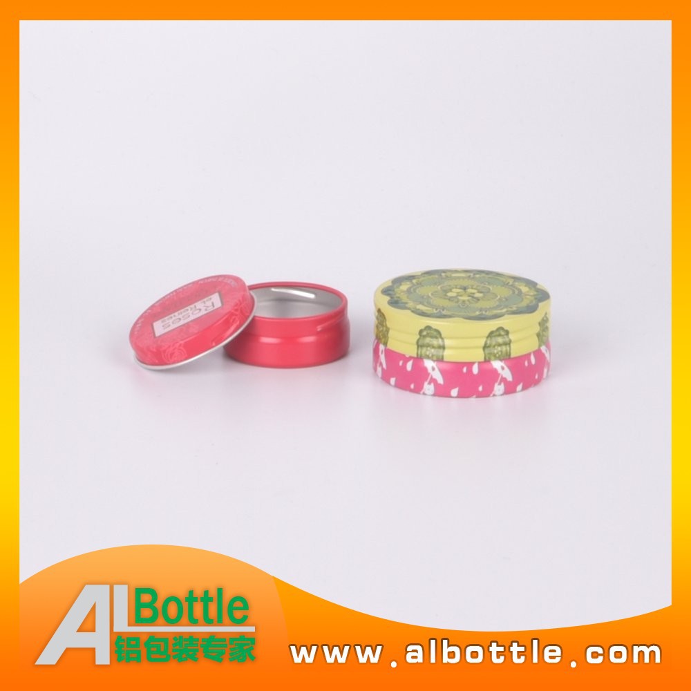 厂家定做15ml氧化铝盒  无螺纹扣压式膏霜香皂铝盒