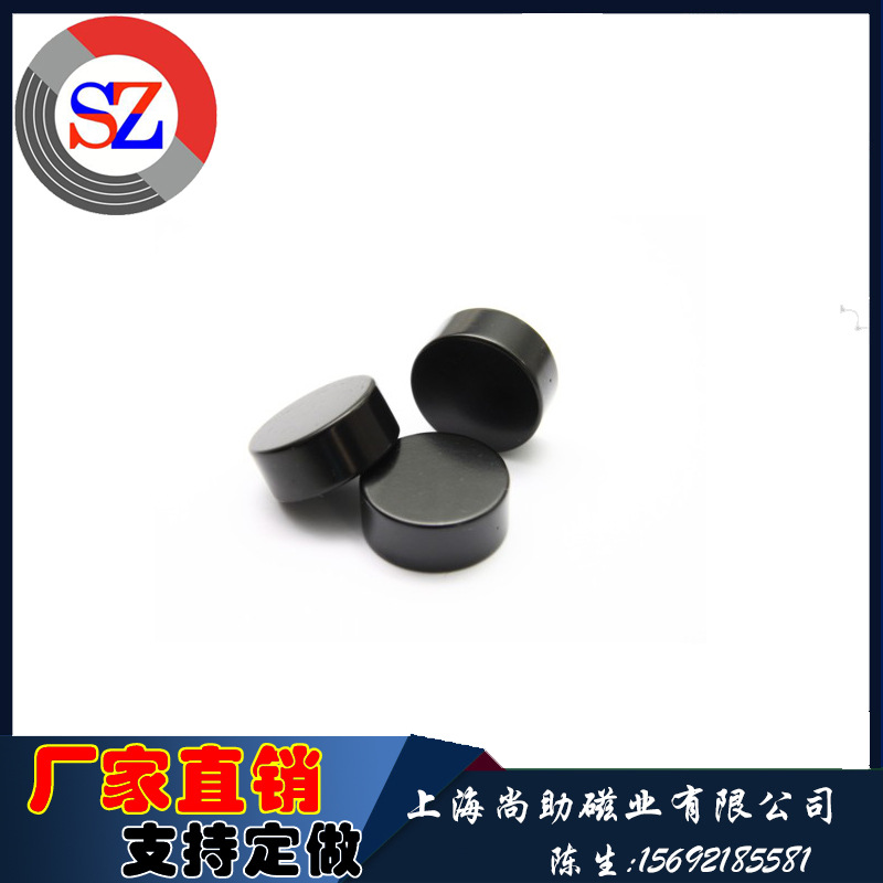 稀土钕铁硼 厂家直销永磁铁 圆形圆环可定做 上海尚助 镀环氧