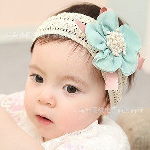 Kid's Sweet Flower Cloth Hair Band display picture 11