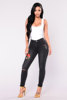 Europe embroidered little pants wear high jeans long trousers