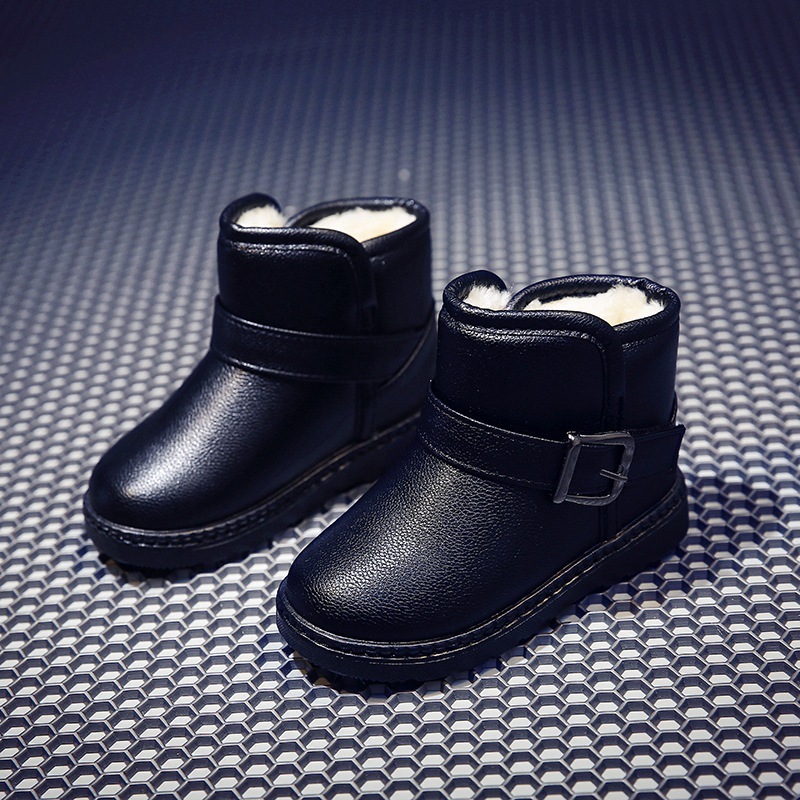 Warrior shoes 2018 winter new pattern children Snow boots Boy girl keep warm Damian thickening Riding boots wholesale