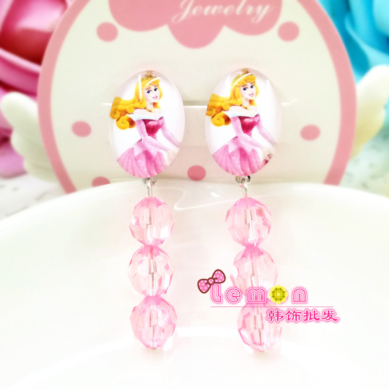 新款公主耳夹