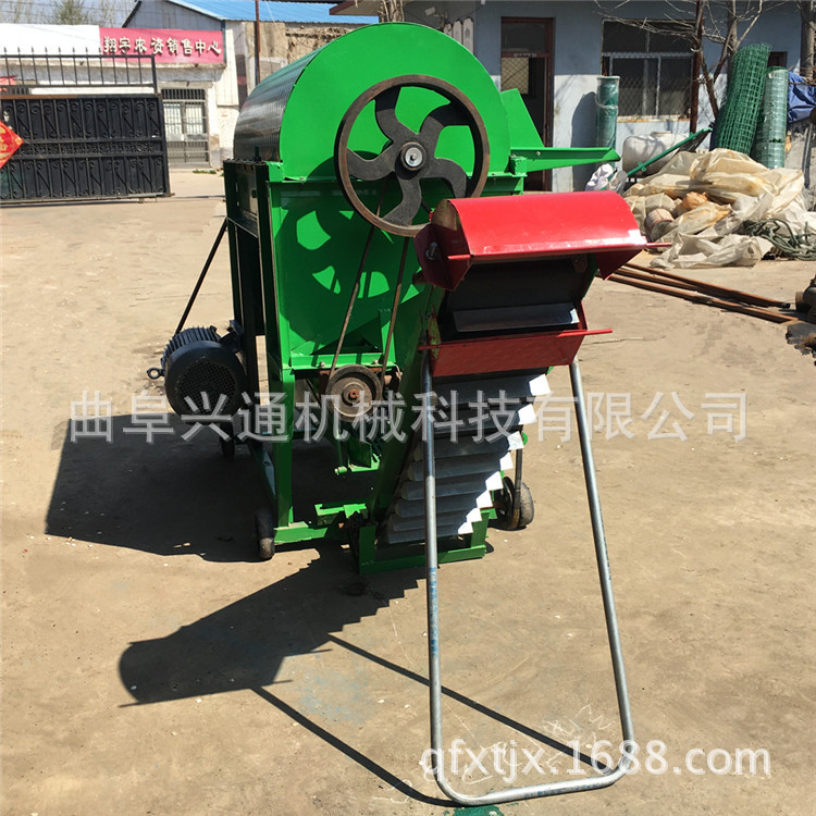 安徽花生摘果机 自动装袋花生摘果机 家用小型干湿两用花生摘果机