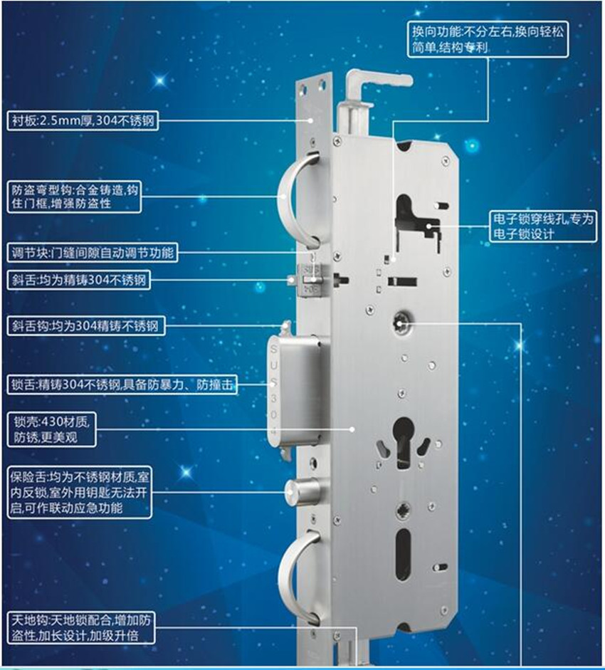 4550假插芯锁体,50锁体,lockbody 4550门锁锁体,房间门锁-阿里巴巴