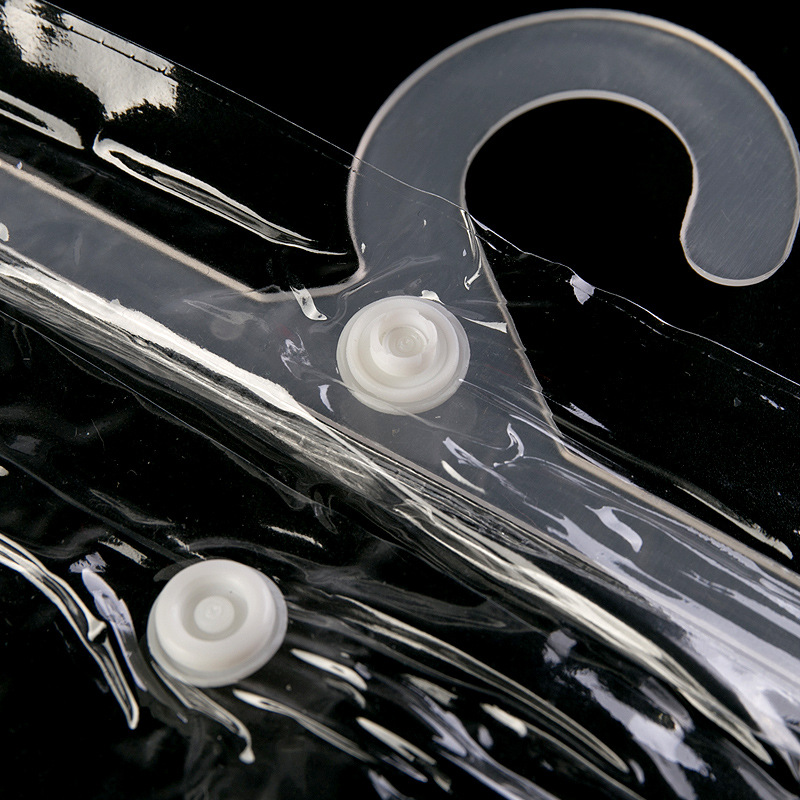 universal plastic hanger PVC with zipper