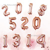 US version of 16-inch Rose Gold A-Z 26 small letters Sweet Wedding Wedding Decoration Tr mored balloons wholesale
