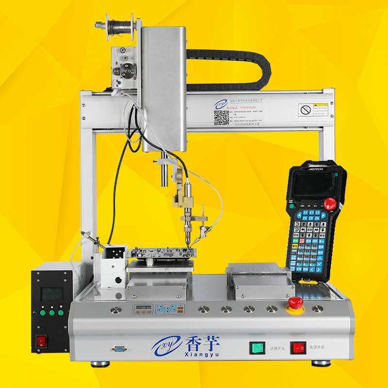 全自动焊锡机LED PCB板自动剪线焊锡 点锡膏