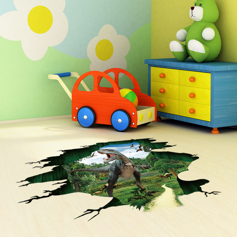 New Dinosaur Paradise Jurassic Kindergarten Wall Sticker display picture 5