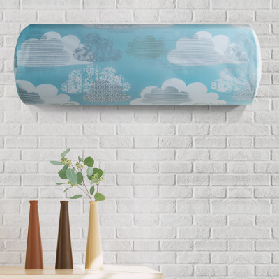 Original products PEVA fresh printing Air conditioner cover Hanging type air conditioner dustproof protect Cover smart cover 53g