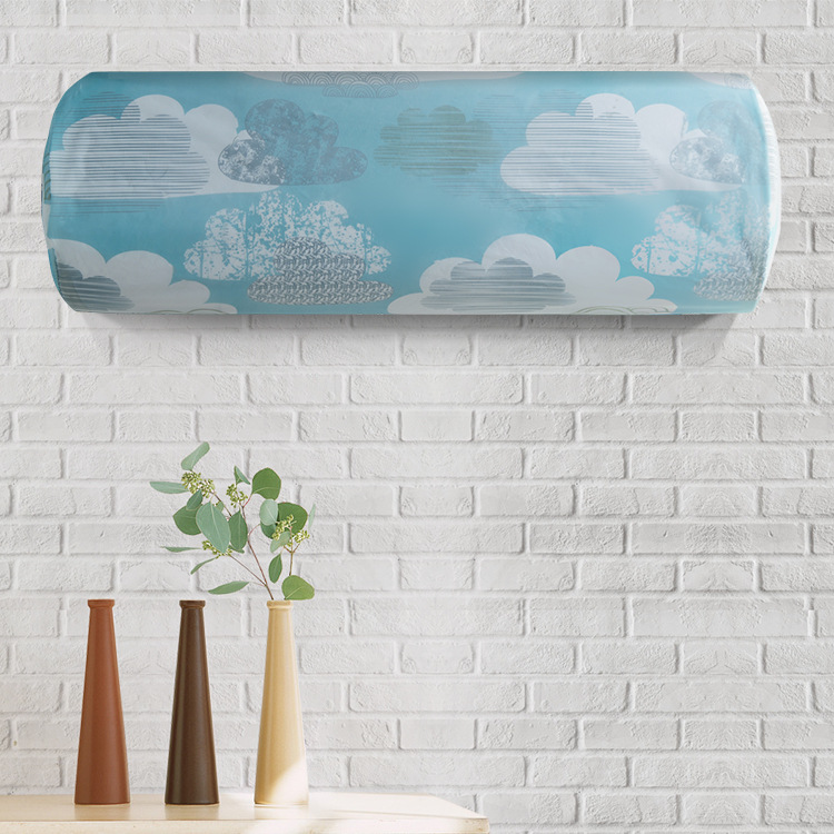 Original products PEVA fresh printing Air conditioner cover Hanging type air conditioner dustproof protect Cover smart cover 53g